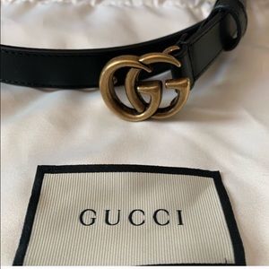 Gucci Belt-Leather Double G Buckle
